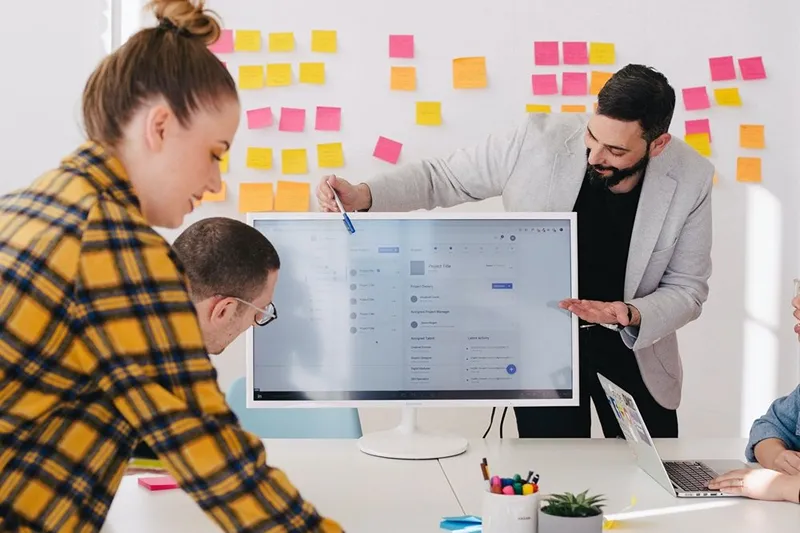 Team planning a project