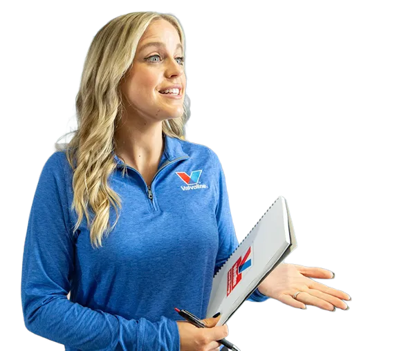 a female employee from Valvoline