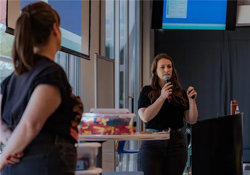 A group of men are taking pictures.