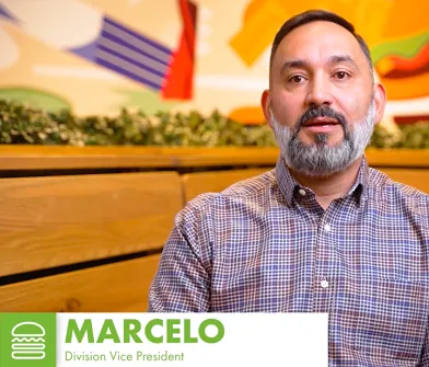 Marcelo sharing a video testimonial
