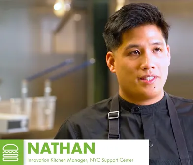 Nathan sharing a video testimonial
