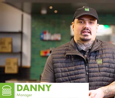 Danny sharing a video testimonial