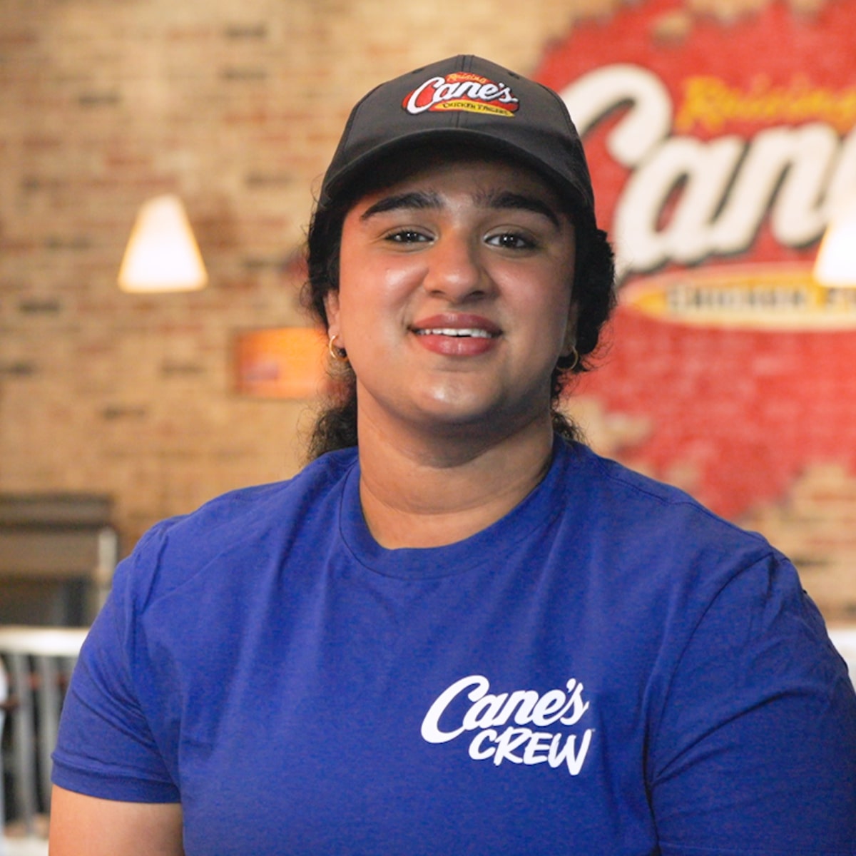 a woman smiling at the camera