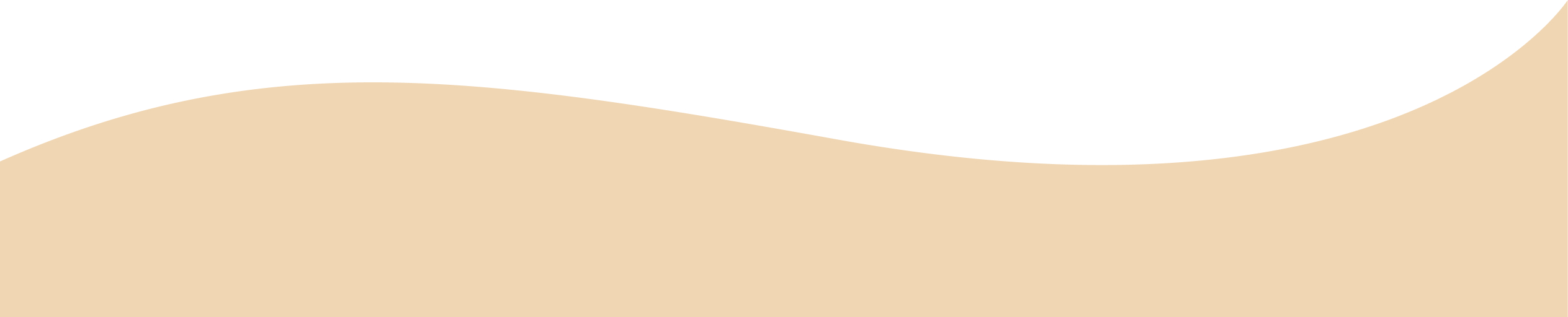 a white background with a beige wave