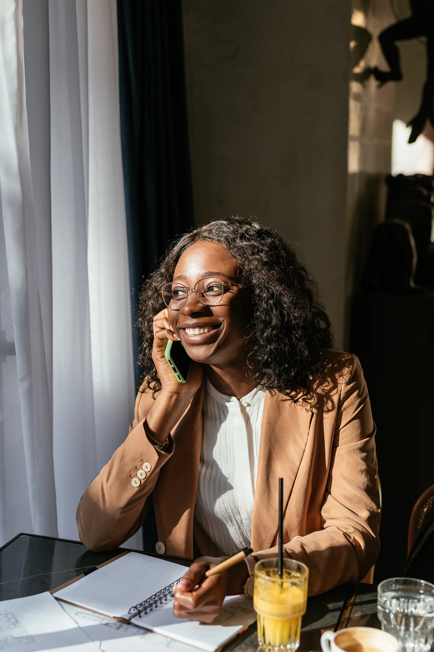 Woman on the phone