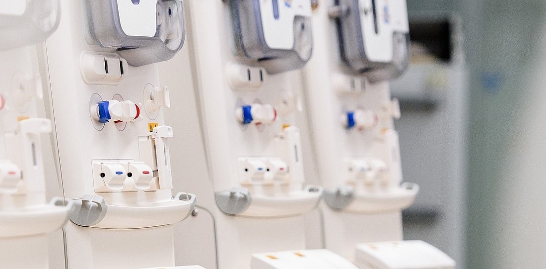 Machine in Fresenius Medical Care hospital