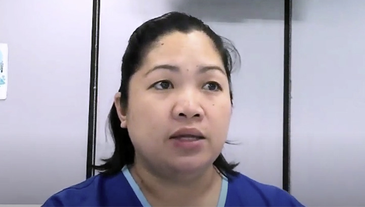 Dyna, experienced staff nurse