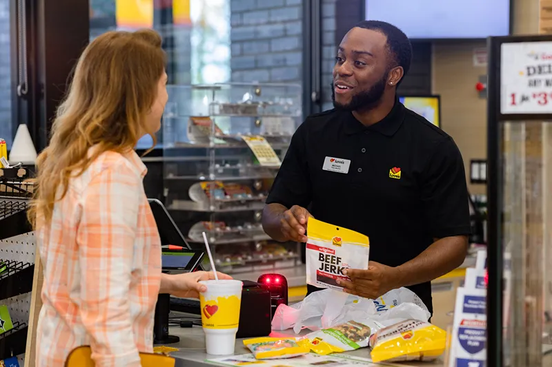 An icon of a person at the center of a target, representing our focus on the customer.
