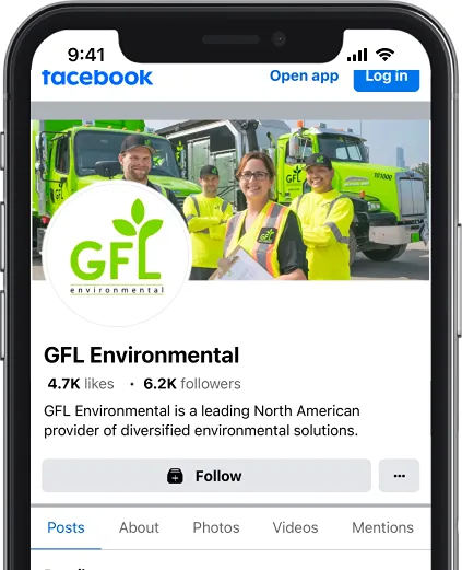 iPhone X's GFL Facebook