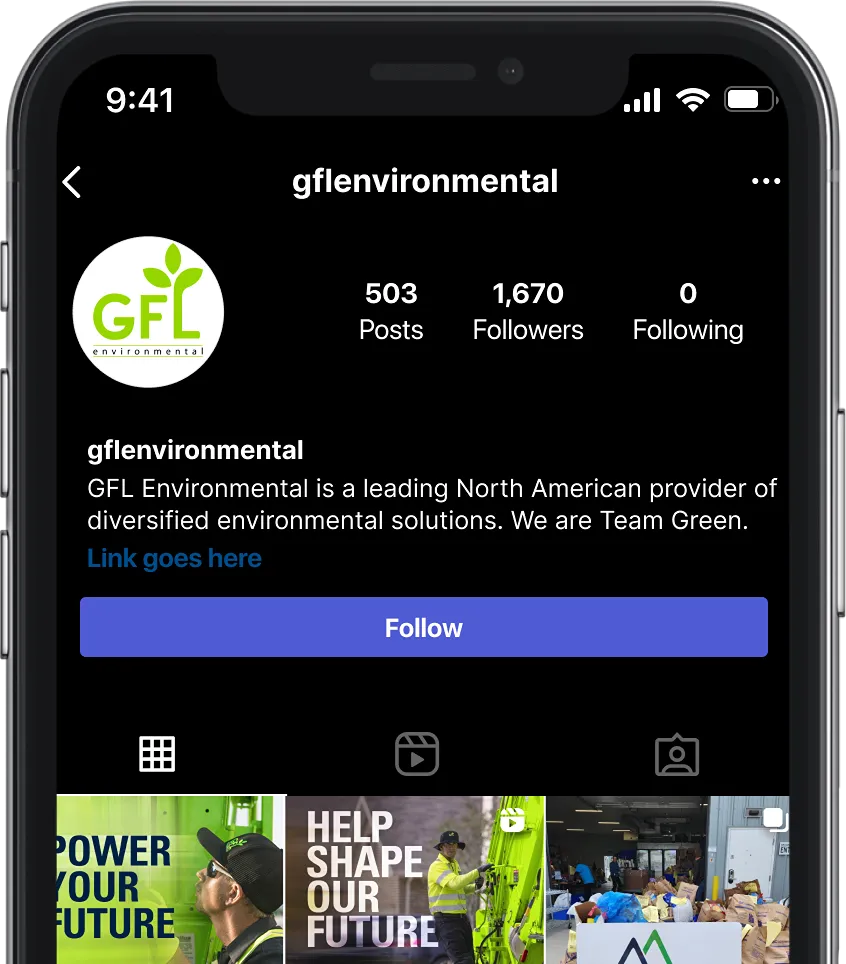 iPhone X's GFL Instagram