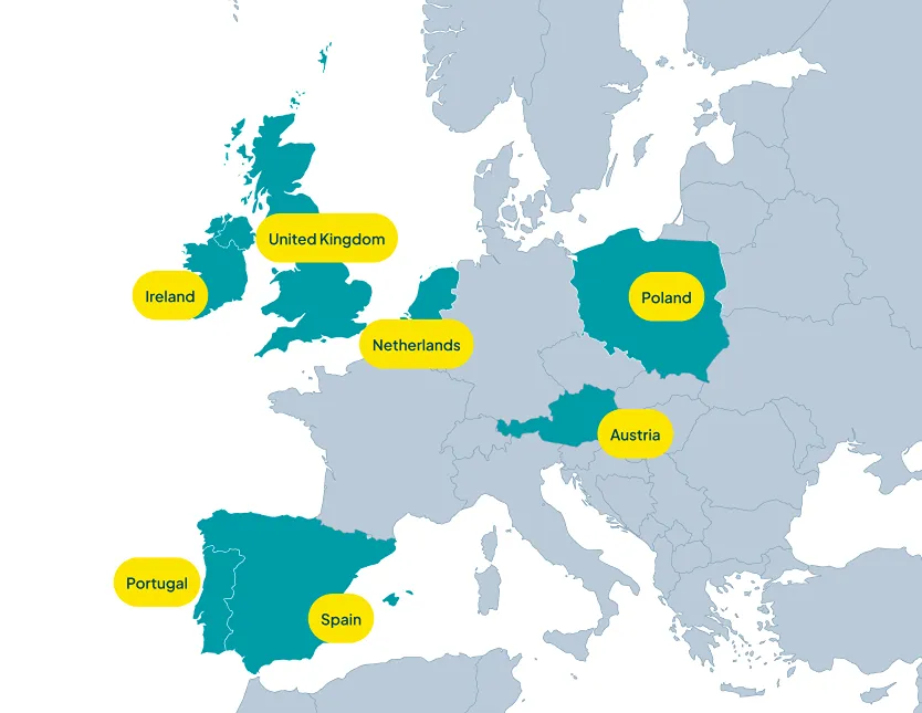 Americold European locations