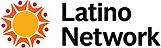 Latino Network logo featuring a sun design