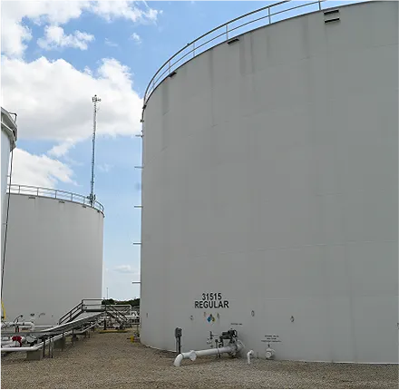 Image of large industrial fuel container