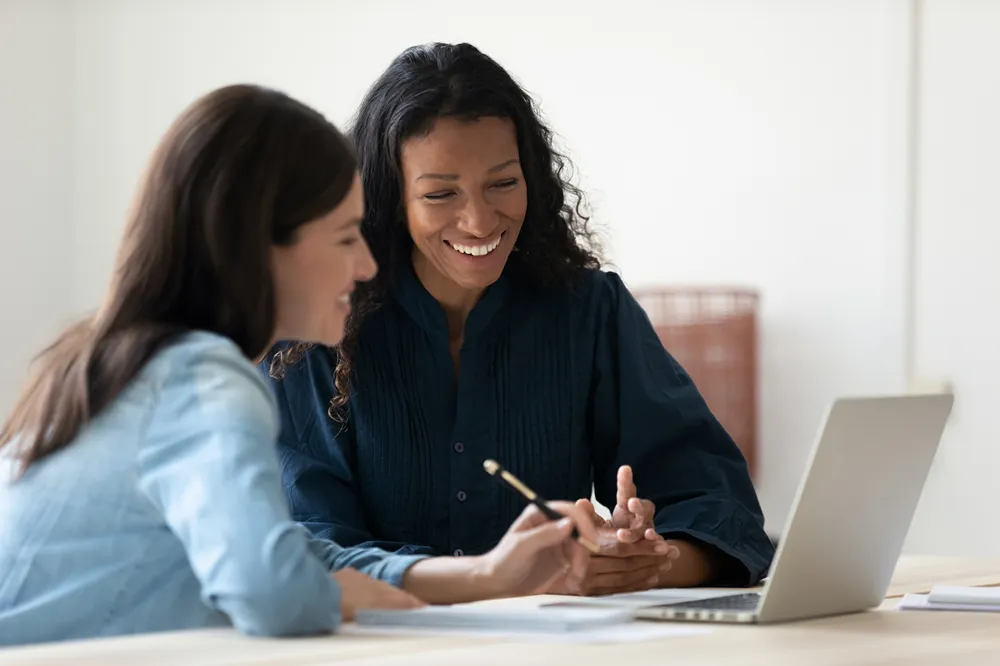 WGU hiring team members in a collaborative meeting