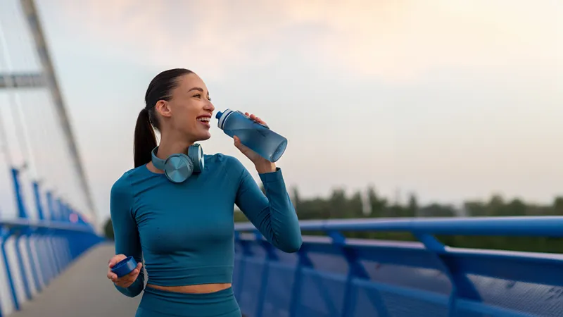 Person staying healthy and active