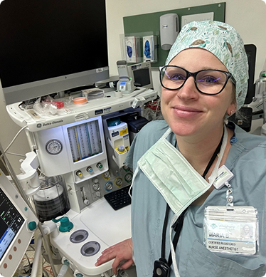 Maria B., CRNA at AHN Jefferson Hospital