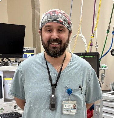 Stefano M., CRNA at AHN Jefferson Hospital